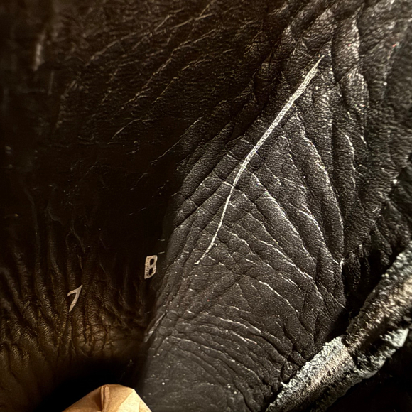 R Watson Disco Fever Gold Holographic Leather Western Boots Womens 7B - Picture 8 of 10